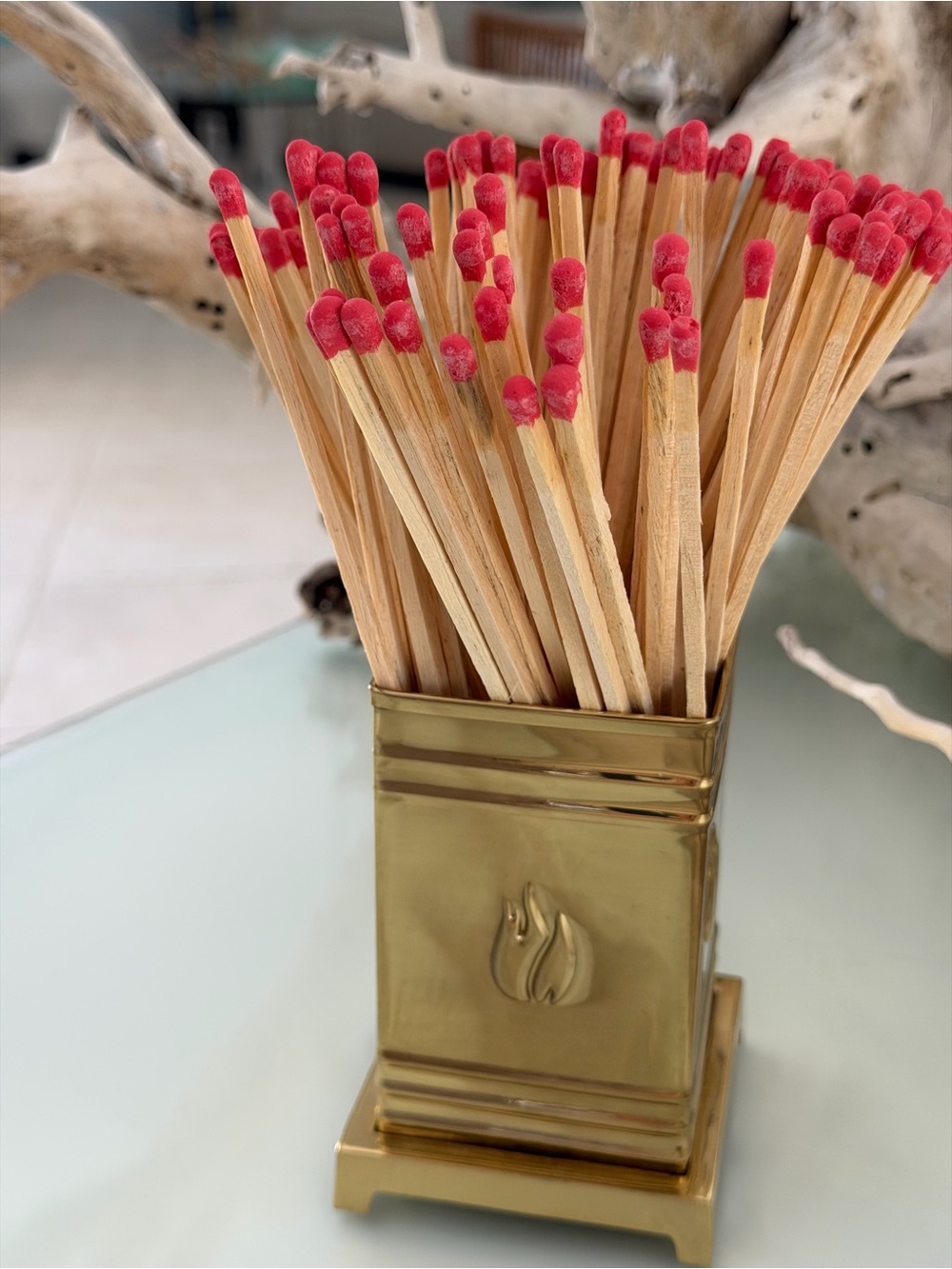 Brass Matchstick Holder